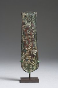 Bout de sangle langobardique (bronze)